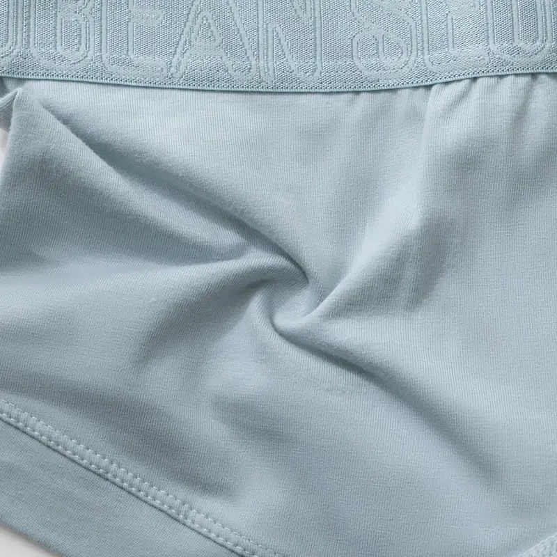 Men's Breathable Cotton Boxer Shorts U-Convex Pouch Low-Waist Soft Stretch Underwear for Daily Casual & Intimate Wear