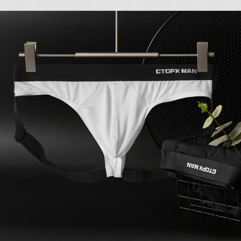Briefs Men Underwear Daily Backless Bulge Pouch Lingerie Panties Sexy Shorts T-back Underpants Cmfortable Jockstrap — image 3