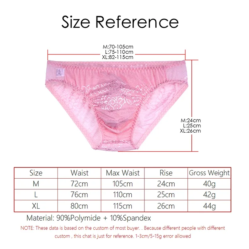 New Hot Men Sexy Briefs Sissy Pouch Panties Fashion Shorts Pants Lingerie Lace Men's Breathable Underwear Underwear Gays