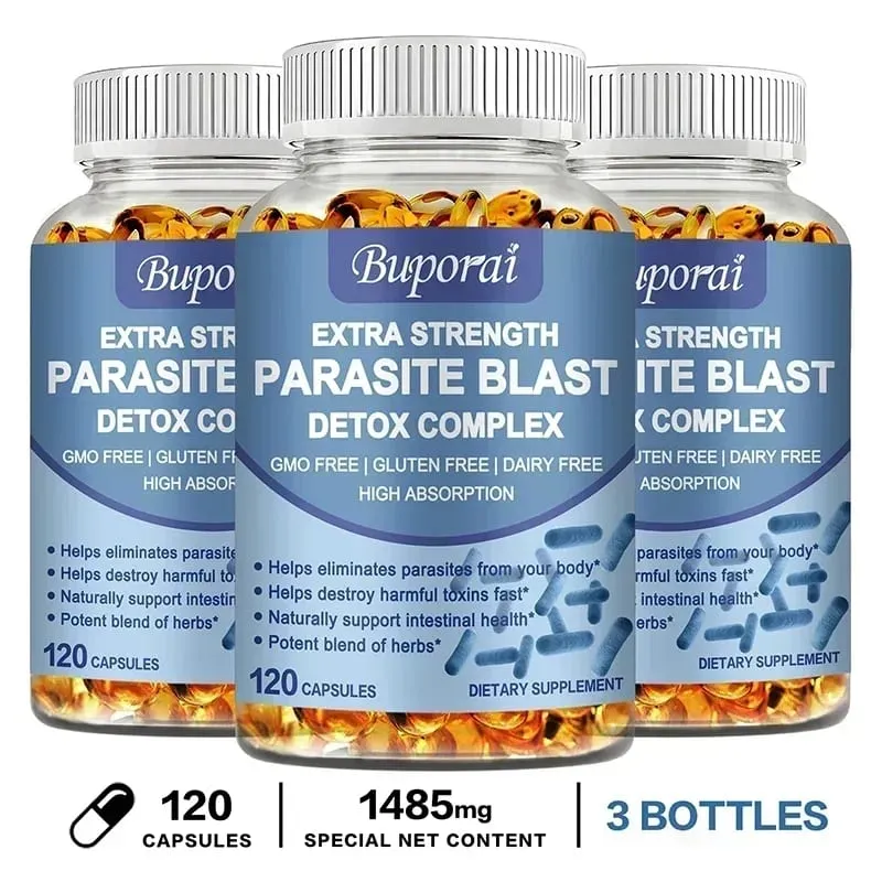Parasite Blast Detox Complex - Eliminate Parasites Promote Digestion Cleanse & Detoxification Supports Intestinal Health
