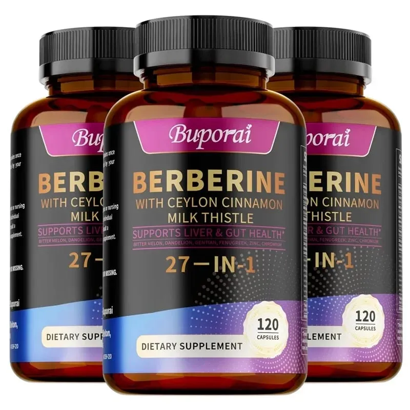 Berberine Ceylon fahéjas máriatövis-kiegészítők – elősegíti a máj és az emésztés egészségét, támogatja a sejtenergiát és a regenerációt