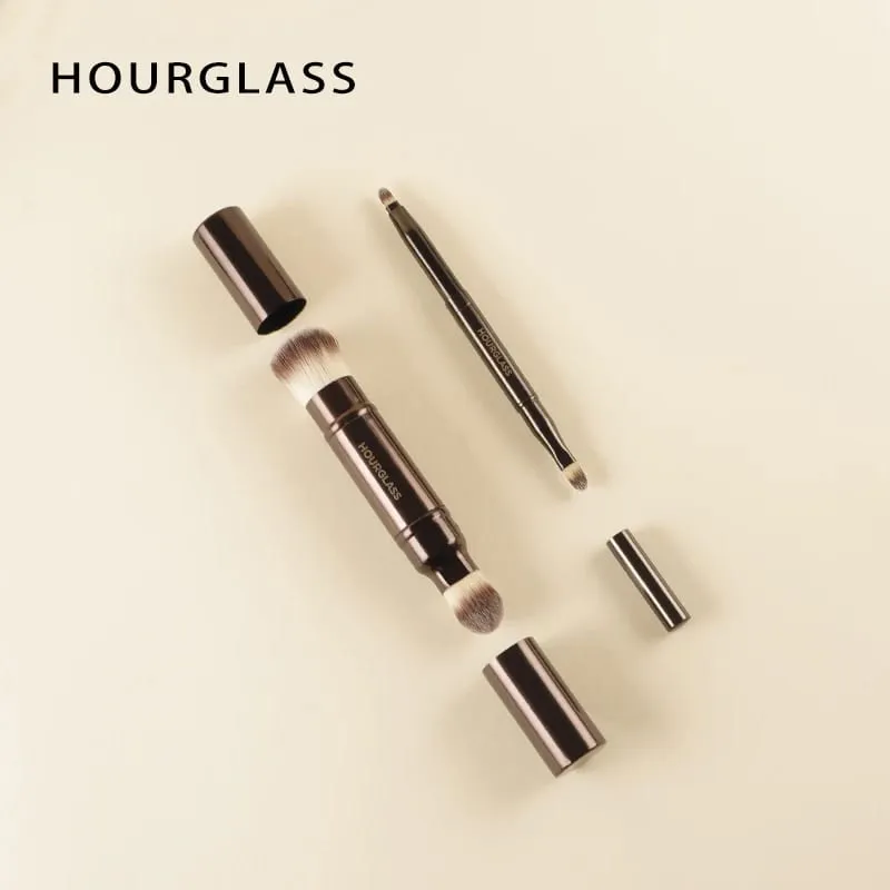 Hourglass Makeup Brush Lahat ng Uri ng Eyeshadow Foundation Concealer Powder Bronzer Blusher Eyeliner Retractable Professional Brushes