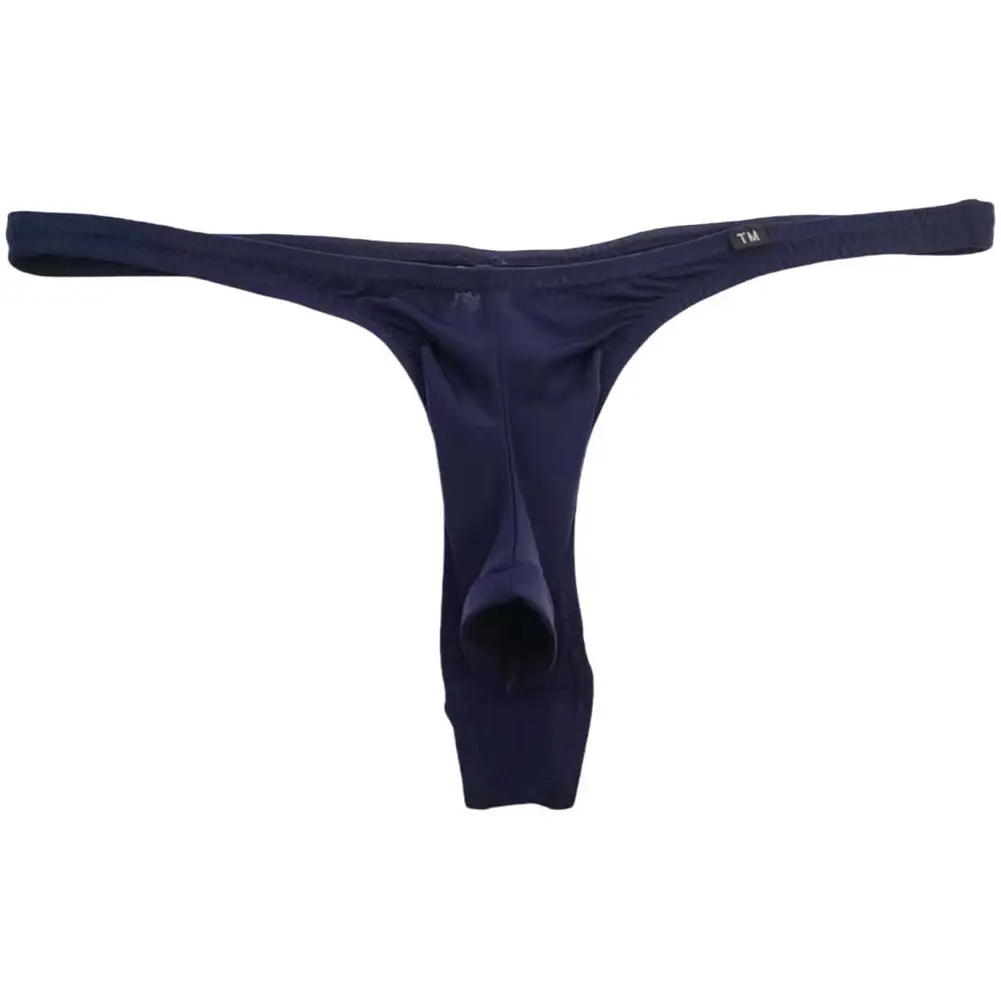 Men Sexy Front Open Pouch Thong G-string T-back Elephant Nose Briefs Underwear
