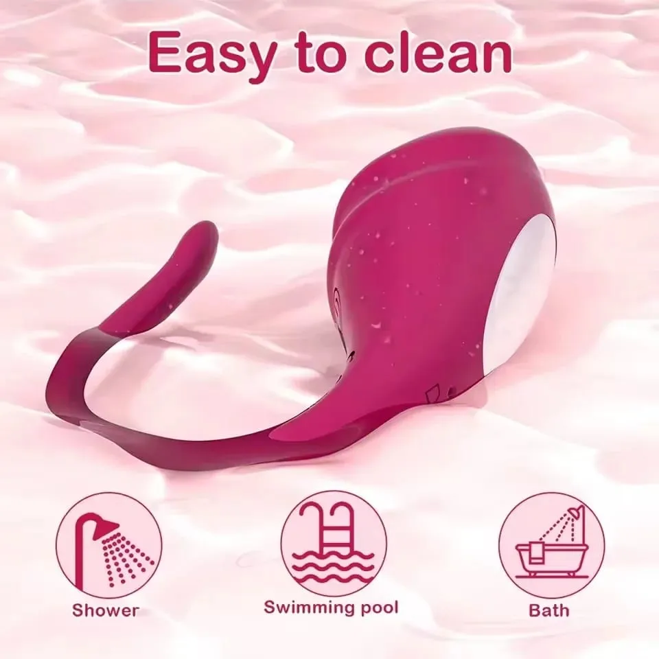 רטט ביצה לנשים לביש בקרת אפליקציה אלחוטית G Spot ממריץ נרתיקי אנאלי לעיסוי צעצוע מין לזוגות