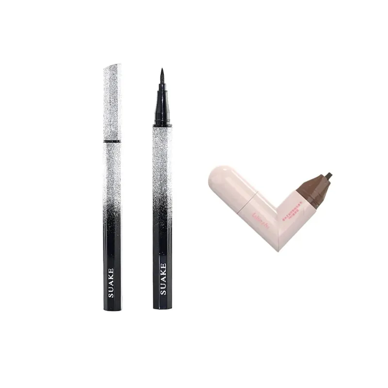 Rotating Stamp Eyeliner - Winged Liner Stencil Waterproof & Smudge-Proof Quick & Easy Perfect Cat Eye Friendly For Beginner