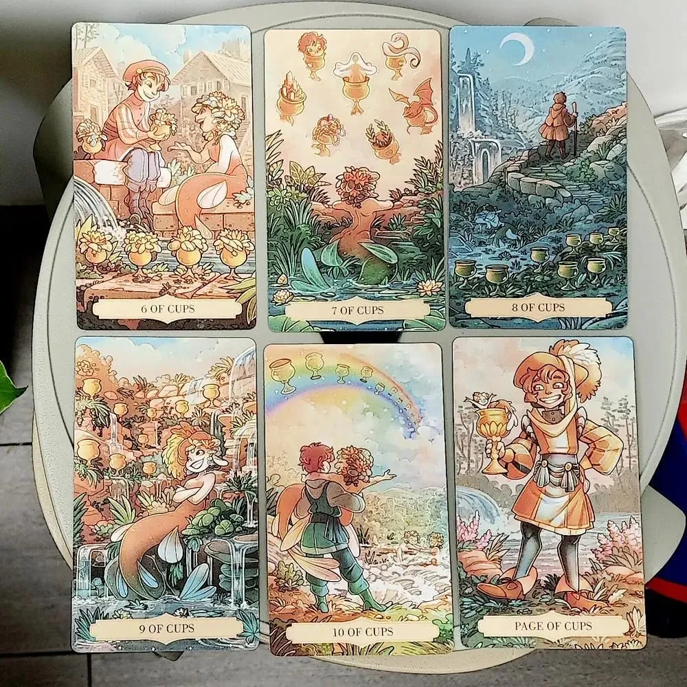 חפיסת טארוט של פעם 80 יחידות קלפי טארוט (עם 2 קלפים מיוחדים) 12*7 ס"מ בקופסה קשיחה