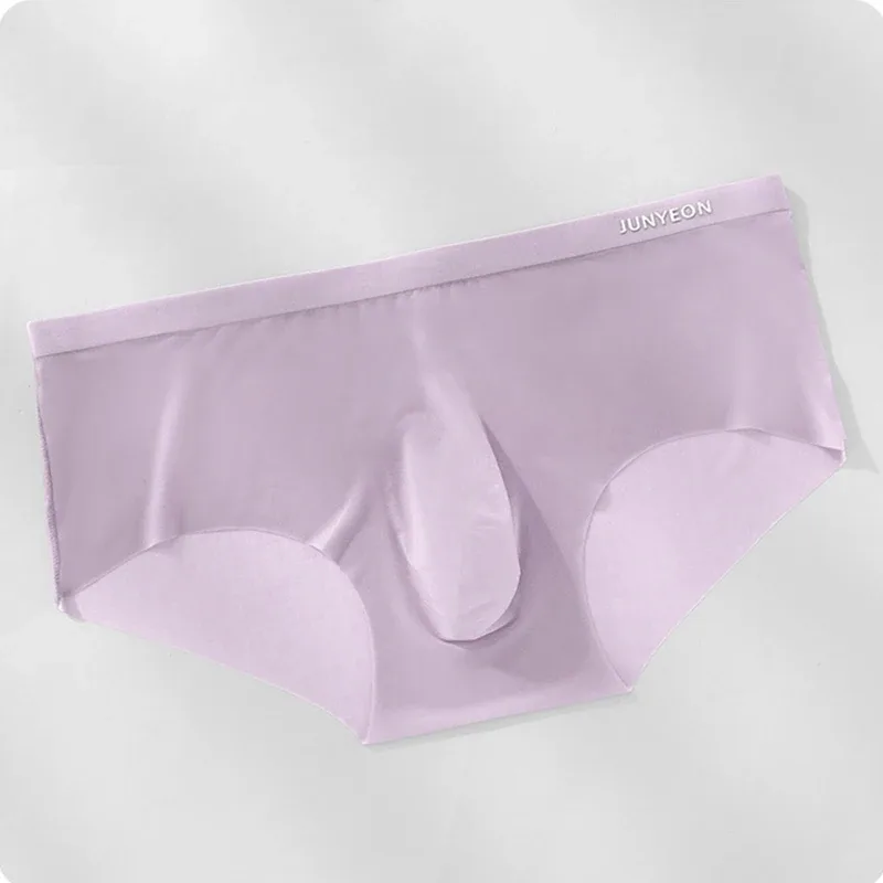 Sexy Men Briefs Undies Summer Seamless 3D Pouch Panties Ultra-thin And Light Breathable Underwear Quick Drying Underpants Slip