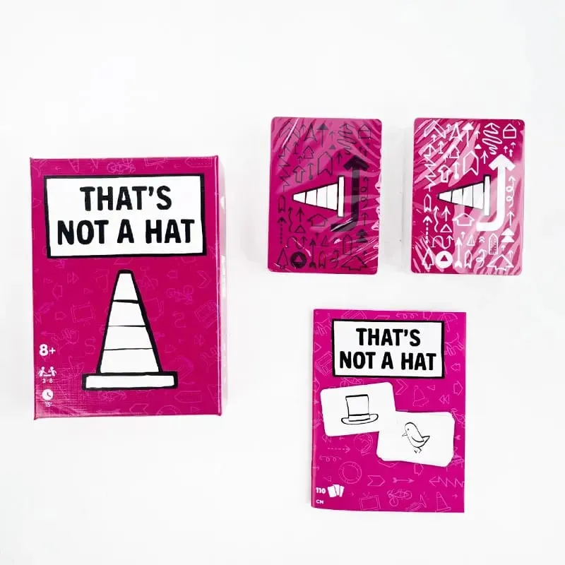 #@That's Not A Hat-Fun Bluffing & Memory Party Game for All Ages Components | Ιδανικό για οικογενειακές συγκεντρώσεις | Μεγάλη αξία επανάληψης