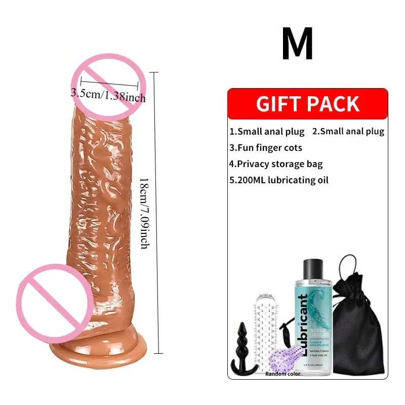 Ρεαλιστικά μαλακά Dildos με ισχυρή βεντούζα αυνανισμού Μεγάλο σημείο G Dildo σεξουαλικό παιχνίδι Κατάλληλο για γυναίκες και ζευγάρια Διεγέρτης πρωκτού κόλπου Ενήλικες Παιχνίδια σεξουαλικής επαφής για γυναίκες Ερωτικά Dildo πέους πρωκτικό βύσμα Γυναικείο ανδρικό πέος Ενηλίκων Παιχνίδι για αρχάριους πρωκτούς