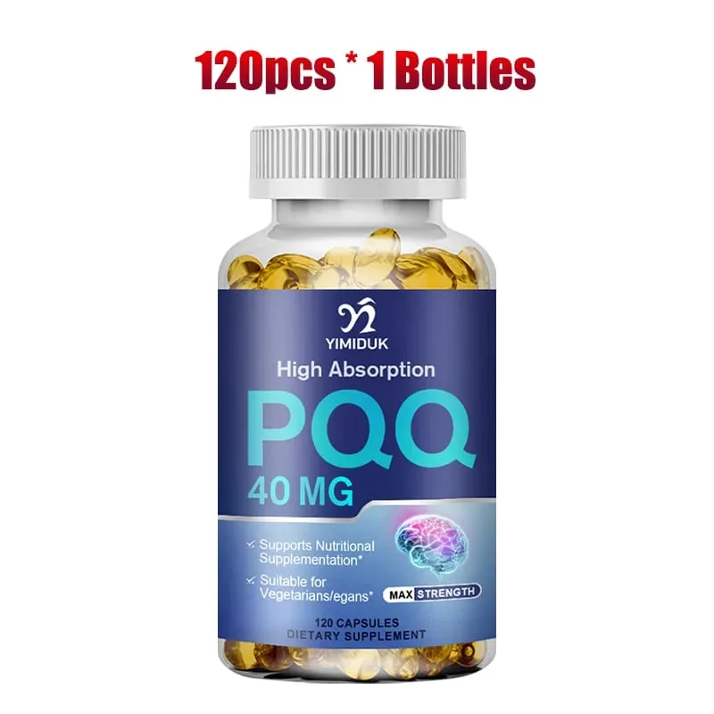 Buy 1 Get 1 Free! Ang PQQ 40mg Supplement para sa Cognitive Function Booster ay Pinahuhusay ang Enerhiya ng Utak Heart Brain at Anti-Aging Vegan