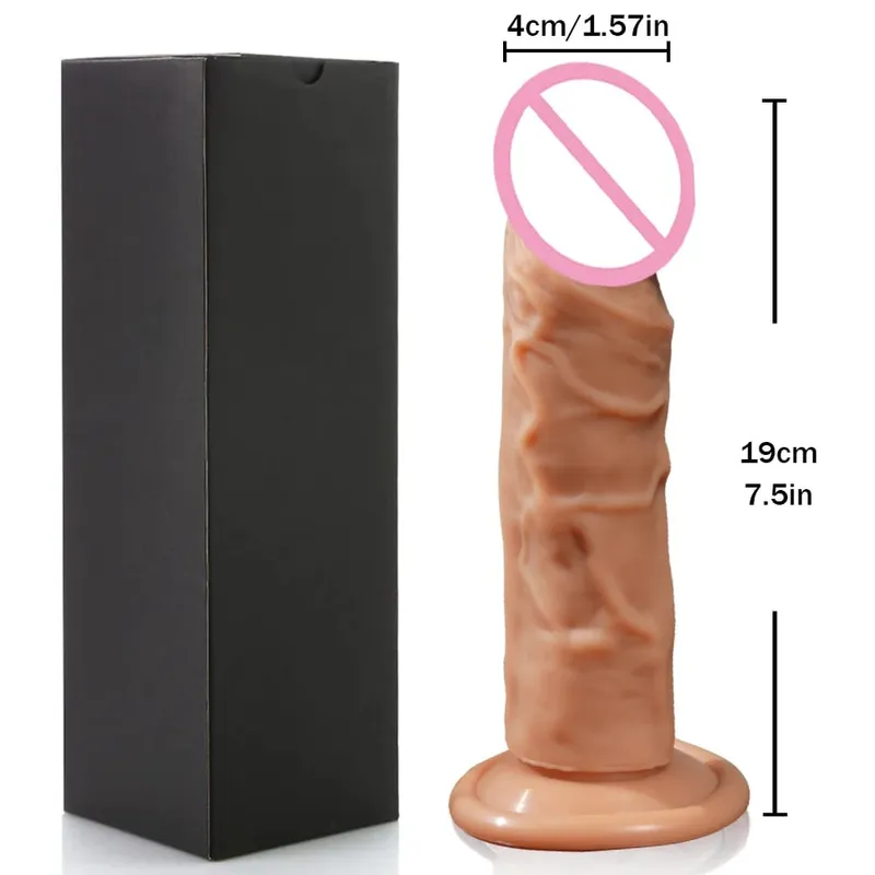 Realistic Silicone Dildo with Suction Cup G-Spot Anal Dildos Strapon Dick Anal Plug Masturbator Adult Sex Toys for Women 딜도