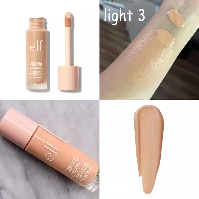 Elf Halo Glow Series Liquid Blusher Liquid Highlighter Contour for τρισδιάστατο Spray ρύθμισης τροποποίησης περιγράμματος σκιών