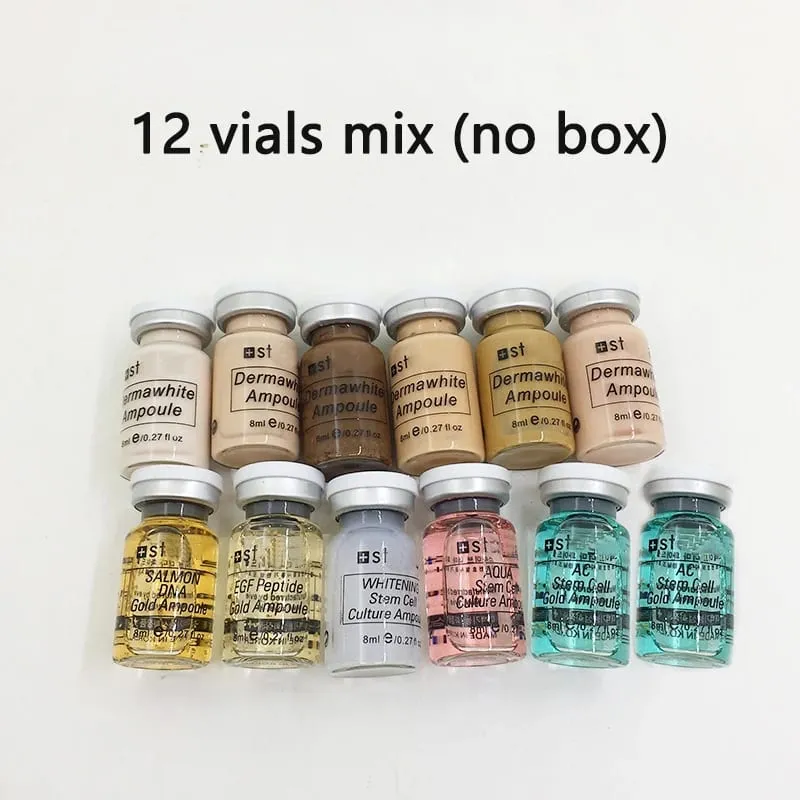 קוריאה 8 מ"ל BB Cream ערכת התחלה למתחילים Niacinamide/Peptide סלמון DNA Essence לחות טיפוח עור הפנים — image 8
