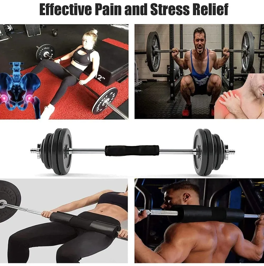 Barbell Pad for Hip Thrust Squat Non‑Slip Thick Foam Bar Pad Weight Lifting Shoulder Protector Cushion for Bar Home Gym