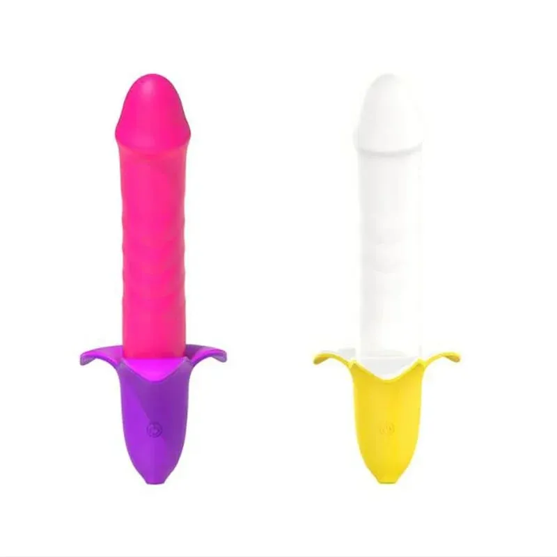 Banana Vibrator 10/8 Frequency USB Charging Clitoris Stimulator Strong Dildo Soft Massager Παιχνίδια σεξ για ενήλικες για γυναίκες