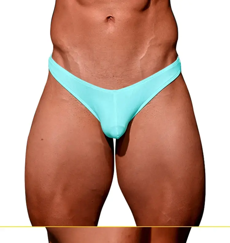 Men's Modal Thong Multi Colors Pack, ORLVS Logo Low Rise Bare Feel Underwear, High Elastic 3D Convex Pouch T-Back Briefs