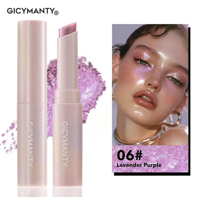 Shimmer Eyeshadow Stick Quick-Dry Film Locking Light που δεν ξεθωριάζει Sparkle Eye Shadow Face Body Lip Highlighter — image 12