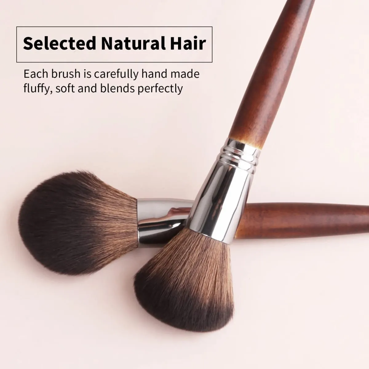 24 na makeup brush na may mga kahoy na hawakan Natural na Makeup Brushes Set Eyeshadow Make Up Brush Hair Kit para sa Makeup nabor kistey Blendi