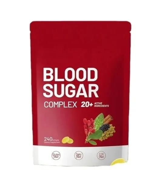 Blood Sugar Complex Supplement 240 Softgels Naglalaman ng Multivitamin at Cinnamon bitter Gourd 20 Herbs Extract Suporta sa Pang-araw-araw na Kalusugan