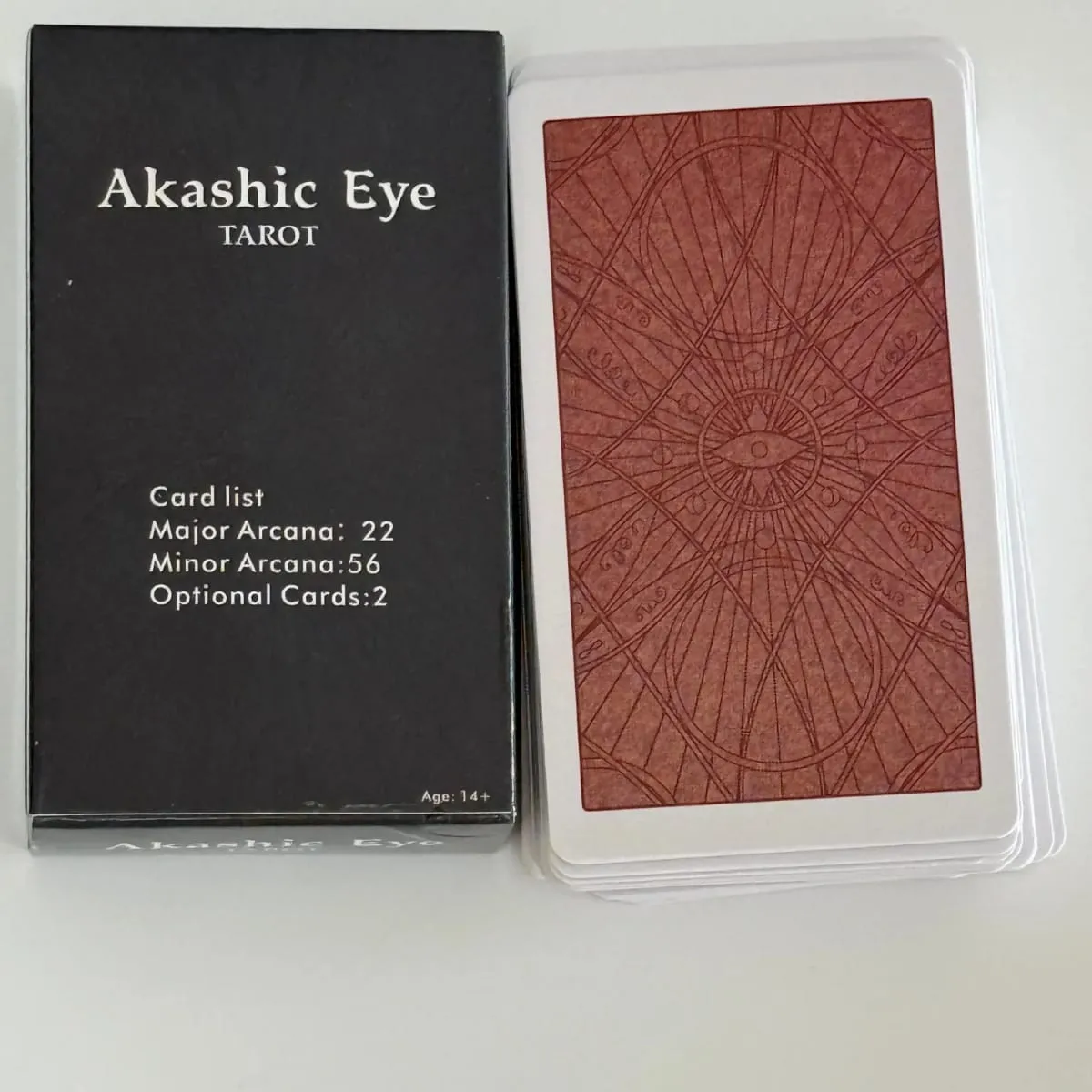 Akashic Eye Tarot Cards Deck 78Pcs For Easy Beginners Fate Fortune Telling Party Tabletop Board Game Toy