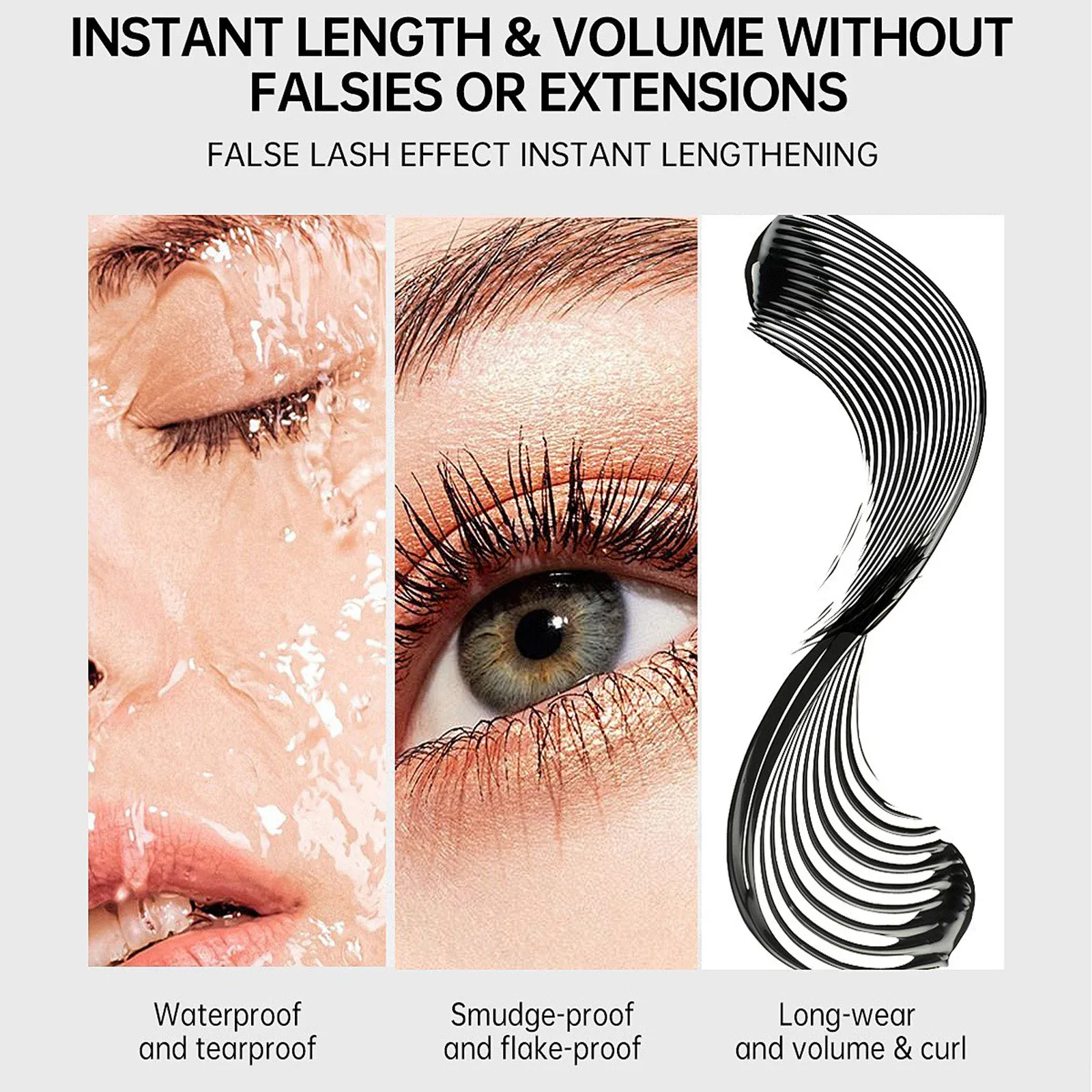 Colorful Slender Mascara Waterproof Fast Drying Curling Eyelashes Multicolor Lashes Makeup Long Lasting Blue Green Cosmetics