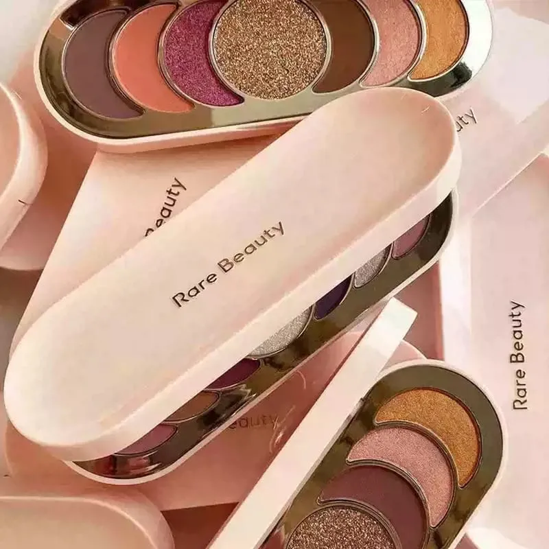 Rare Beauty Easy to Apply Highlighter Eyeshadow Palette Blush Hydrating Brightening Blush πουρέ πατάτας Ενισχύει τις λεπτομέρειες του προσώπου