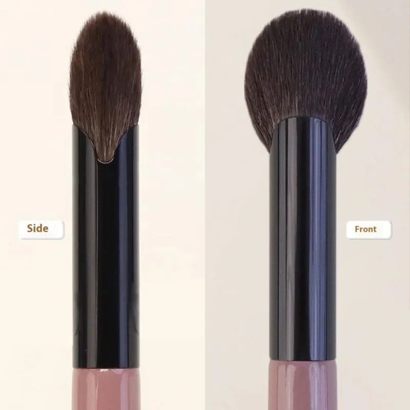 【1 st Liten fläktform Blusher Brush Powder Blush Cream Liquid Blush Makeup Borstar Exakt Blush Brush Makeup Tools】