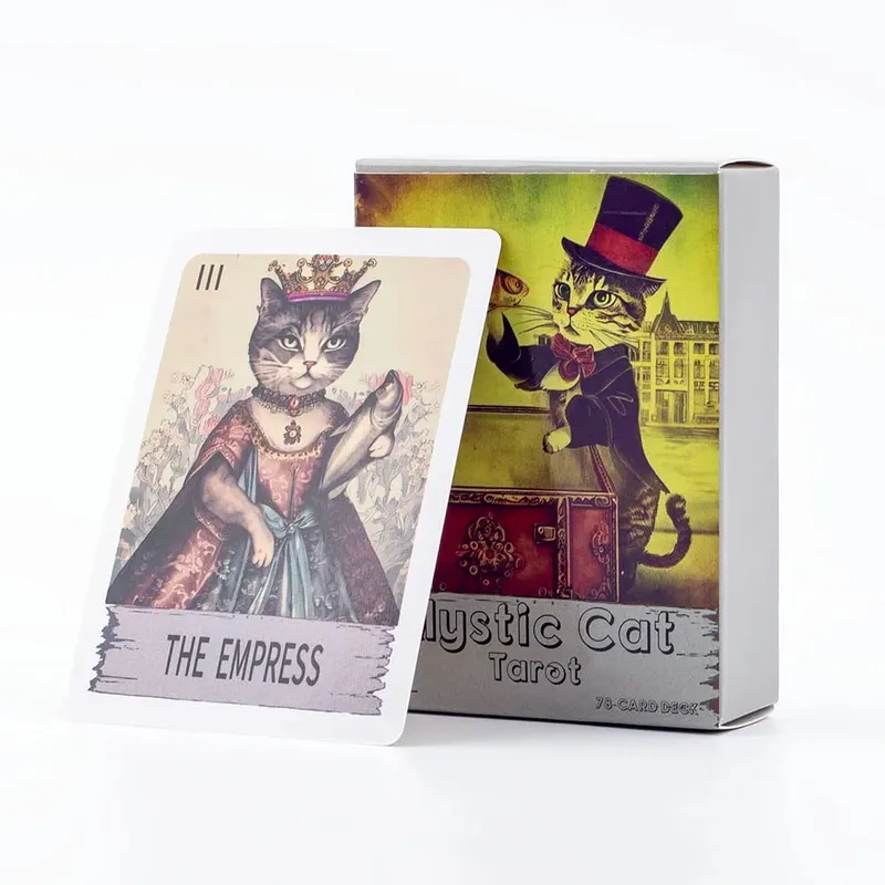 Divine Celestial Tarot Cards 78 Card Deck 10,4*6,1CM for Mantelling Gathering and Divination Επιτραπέζιο παιχνίδι