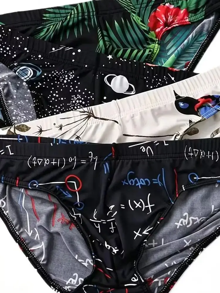 Men's briefs briefs Men's sensible pouch sports wicking sweat breathable mid-waist shorts 3256812645614982