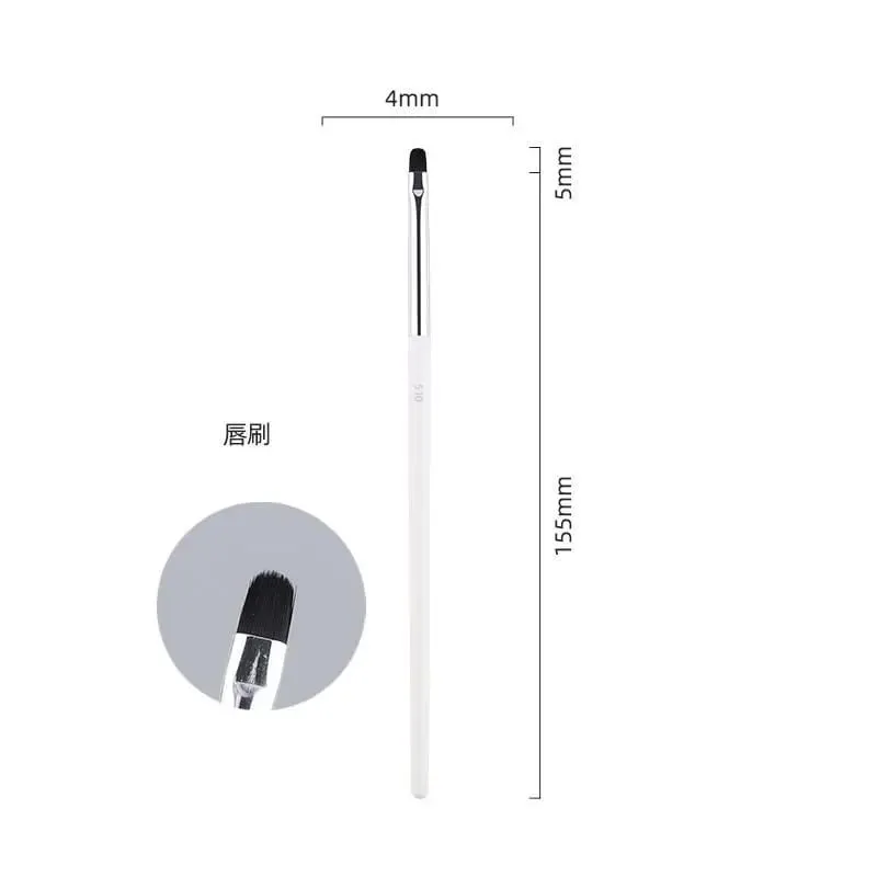 1pc White Powder Makeup Brushes 3D Liquid Foundation Base Make up Brush Eyeshadow blending Detail Face Eye Concealer Beauty tool