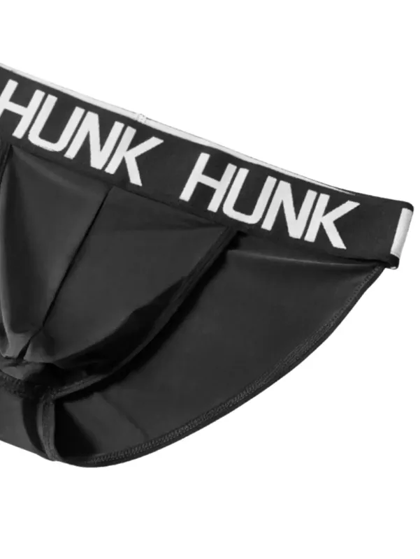 Sexy Men Low Rise High Cut Bikini Briefs Ice Silk Soft Lightweight Breathable Underwear Sport Workout Daily Single Underpants