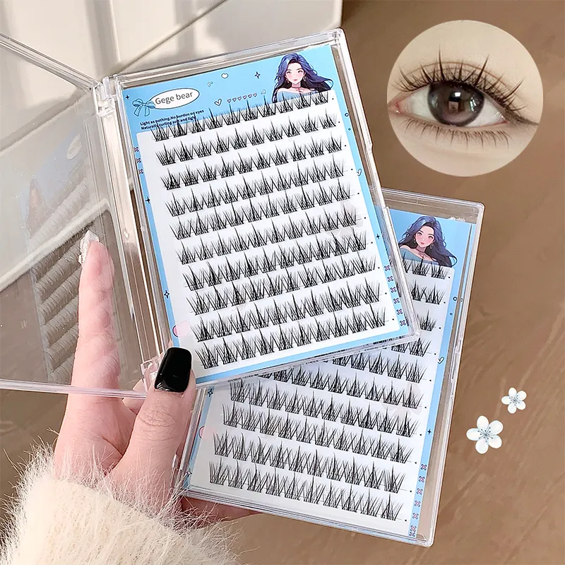 Gege Bear Non Gel False Eyelashes Are Easy to Apply in Three Steps with Natural Effects Perfect for Beginners. They Come with S