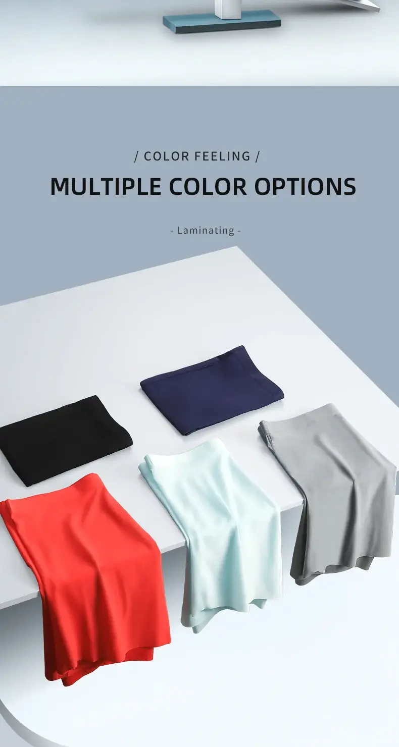 Men's Underwear 3D Molded Ice Silk Seamless Thin Boxer Briefs Extended Length Sports Summer Shorts