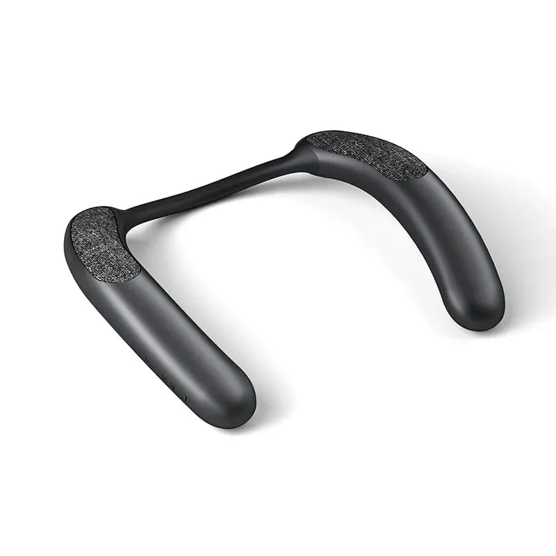 Rockmia EBS-910 New Wearable Wireless Neckband Speaker Bluetooth 5.3 AAC Code True Wireless Stereo Music Box TF Card Slot Type C