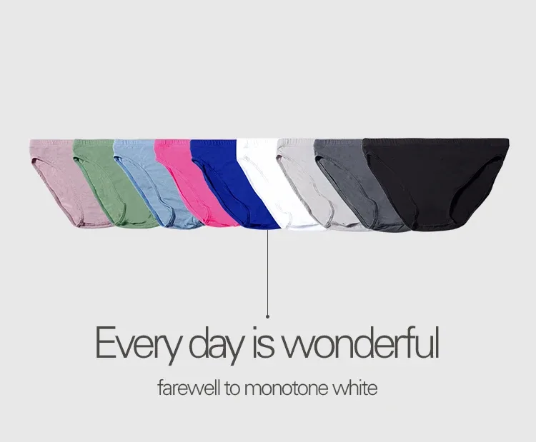 Men's Modal Ultra Thin Bare Feel Briefs, Low Rise High Elastic Breathable 3D Convex Pouch Underwear