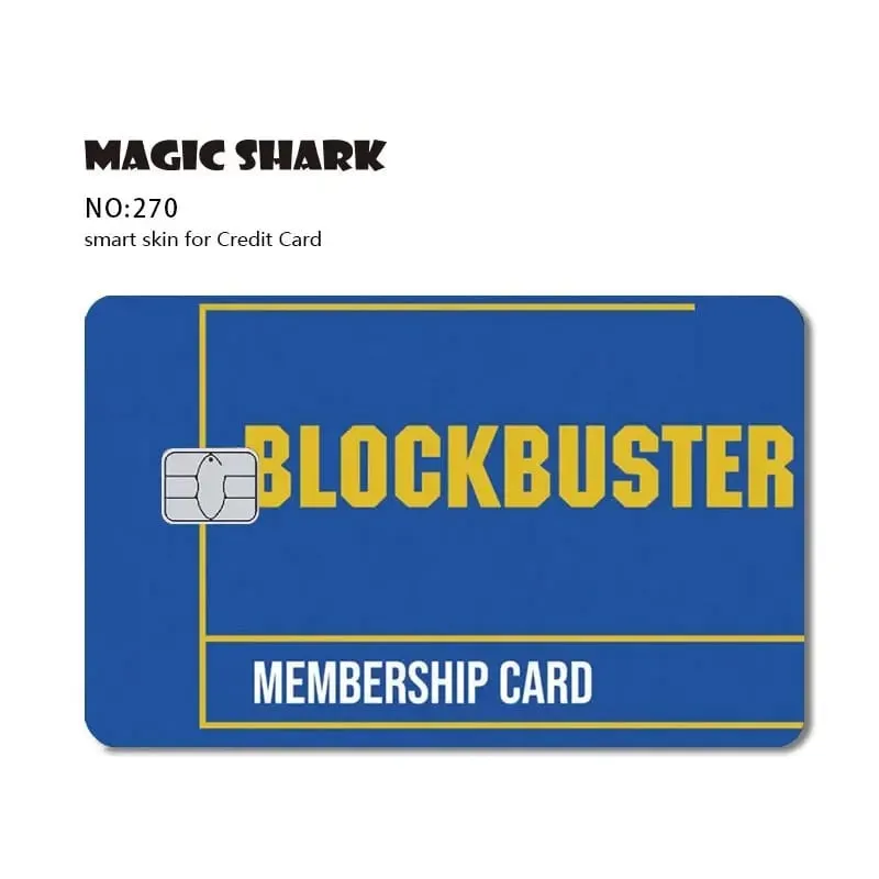 Magic Shark Dog Meme Hunter Stanks 3M מט PVC קדמי מדבקה כיסוי עור לכרטיס אשראי בנקאי