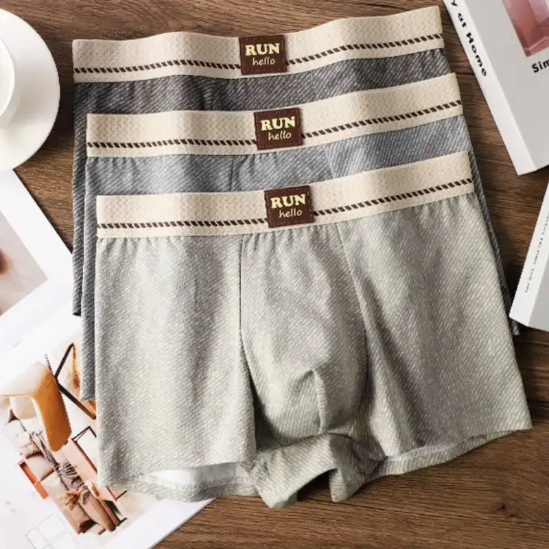 1/3 pcs Men's Underwear Print Cotton Briefs Men Boxer Shorts Comfort Men's Briefs Sexy Male Underpants