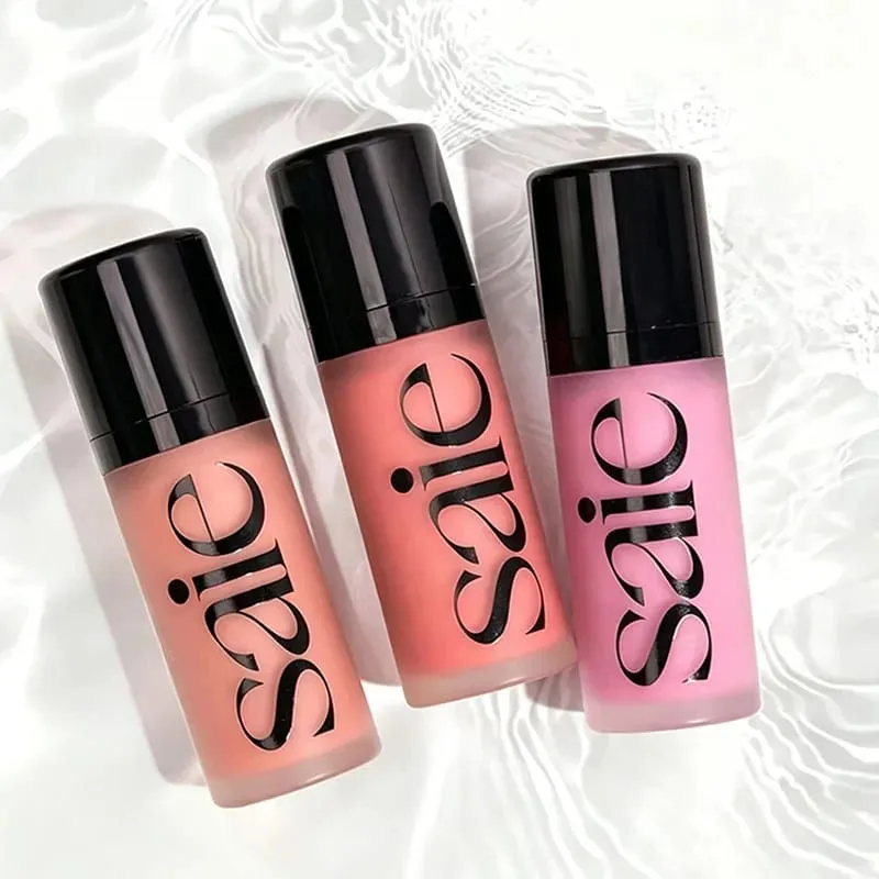 Saie Hydrating Dewy Liquid סומק ניתן לבנייה זוהר רב שימושי גוון לחיים ושפתיים מתאים לכל סוגי העור איפור פנים טבעי
