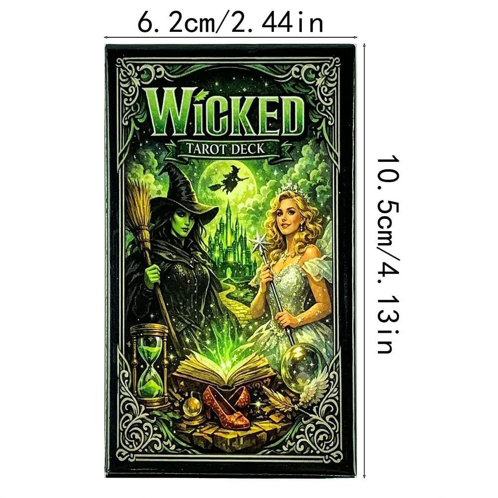 Gonosz Tarot Pakli 78 Tarot Kártya Fantázia Varázslat Boszorkányjóslás Kártyák Játék Sorsjóslás Tarot Társasjáték Halloween Játékok Ajándék