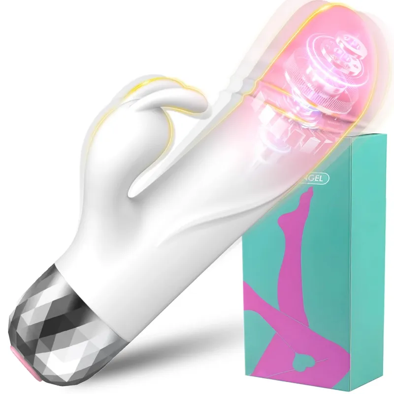 Erőteljes nyúlvibrátor női csiklóstimulátor G Spot vibrációs vaginamasszírozó női maszturbációs szexjátékok felnőtteknek