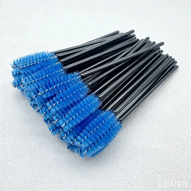 50 τμχ Βουρτσάκια βλεφαρίδων μίας χρήσης Crystal Eye Lash Mascara Wands Glitter Lash Comb Spoolies Μικροεφαρμογές μακιγιάζ — image 14
