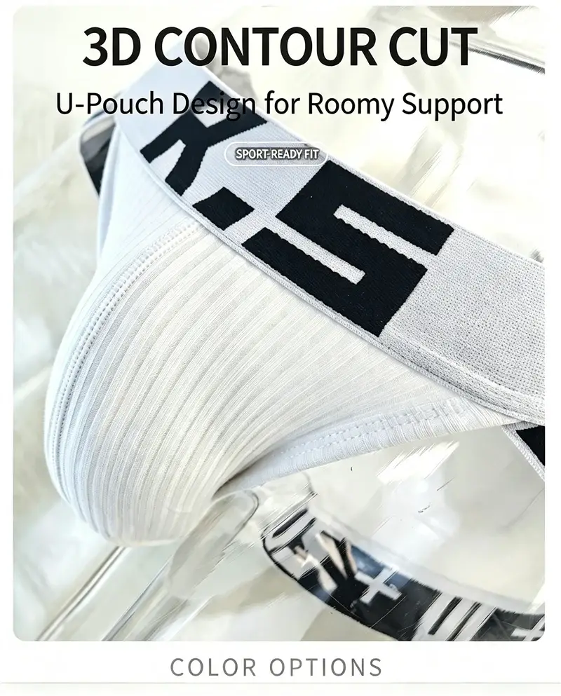 Men's Low Waist Cotton Briefs Breathable Fashion Sport Underwear Slip Homme Comfortable Innerwear