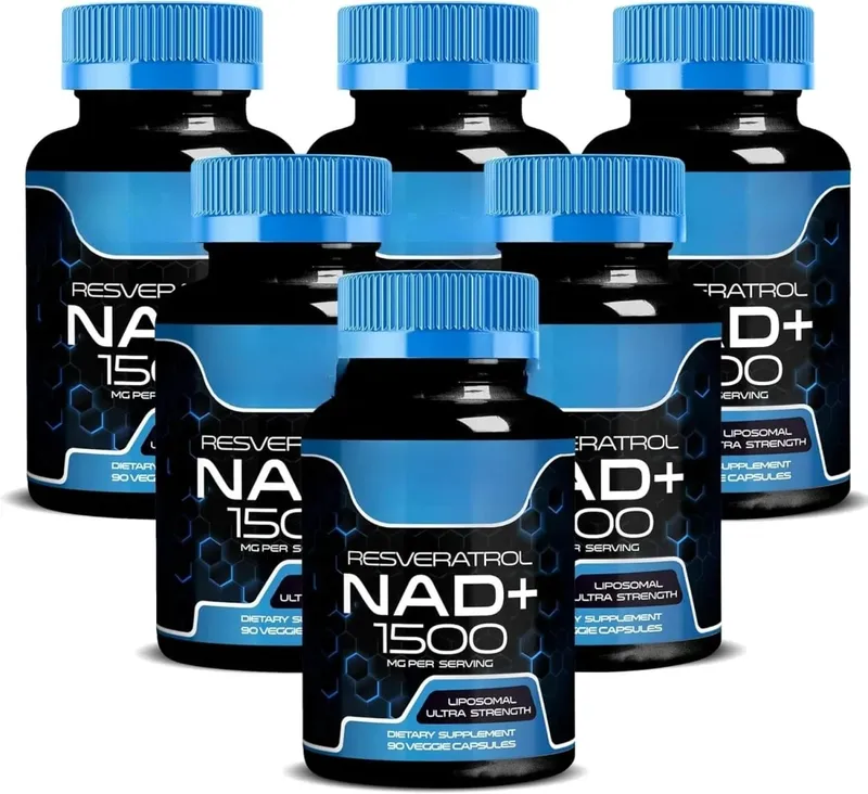 NAD + Viên Với Resveratrol Thảo Dược Bổ Sung Chất Chống Oxy Hóa Hỗ Trợ Sức Khỏe Tế Bào Năng Lượng & Chống Lão Hóa Dành Cho Nữ 90 Miếng — image 10