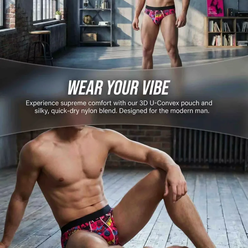 3-Pack Fashionable Men's Boxer Shorts, Comfortable, Soft, Fashionable, Printed, Casual and Versatile Men's Underwear