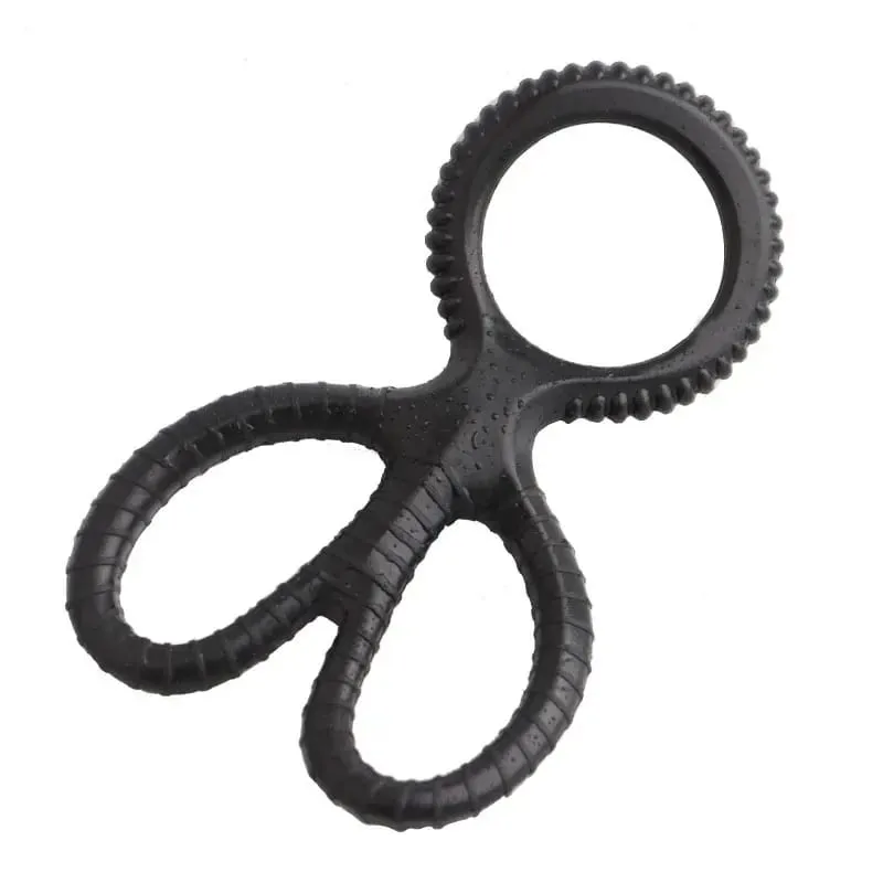 3 unids/set anillo para pene retrasar la eyaculación juguetes para adultos para hombres agrandamiento de pene anillo de silicona para pene juguetes sexuales masculinos erección más fuerte