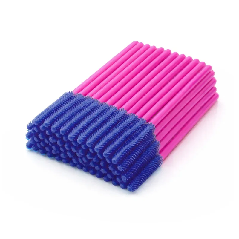 Siliconen Wimperborstel Mascara Wands Applicator Wenkbrauwkam Staaf Spoolies Wimpers Borstels Lash Extension Supplies Make-up Gereedschap