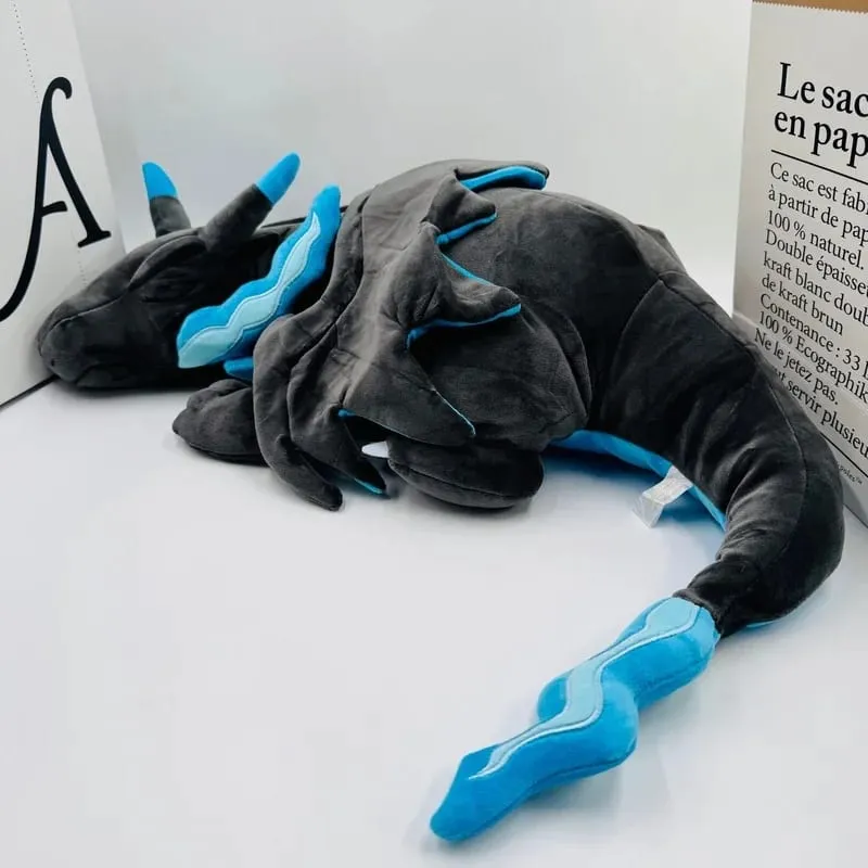 Νέα μεγάλα 48 εκατοστά μπλε Sleeping Charizard βελούδινα παιχνίδια κούκλας Super Soft Pokemon Stuffed Anime Anime βελούδινο μαξιλάρι δάπεδο/μαξιλάρι καναπέ