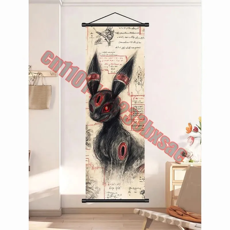 פוסטר פוקימון מודפס אנימה יצירות אמנות קיר גנגאר תמונות Charizard ציור בד קנבס פיקאצ'ו תליית מגילות עיצוב חדר בית