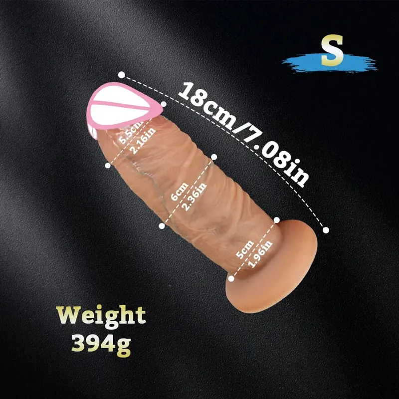 Μακρύ πέος Big Dick Super Realistic Thick Dildos Πρωκτικό Dildo Κολπικό Διαστολέα Παιχνίδι σεξ ενηλίκων Γυναικείο Αυνανισμός Buttplug