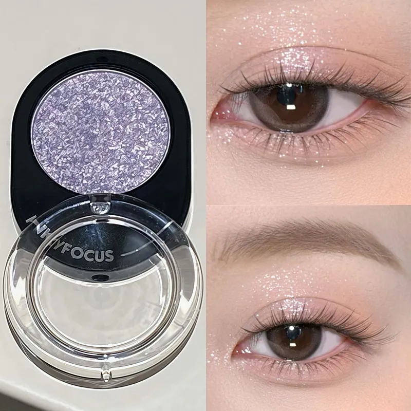 Καλλυντικά 12 χρωμάτων Diamond Shining Eyeshadow Cosmetics Μεγάλης διάρκειας Μεταξένια Εύκολη Χρωματισμός Παλέτα μακιγιάζ με σκιές ματιών φωτεινή μαργαριτάρι